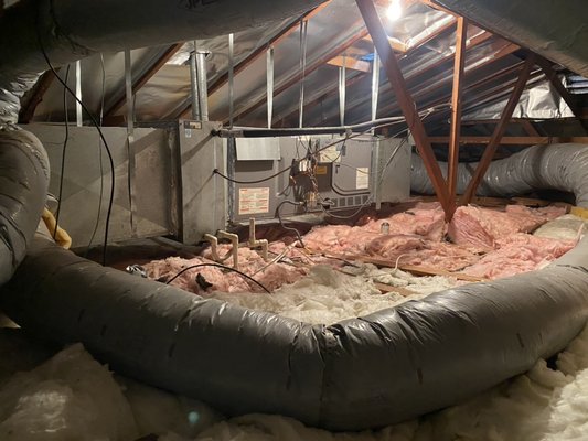 Pasadena - Duct and system was replaced with permits and hers test . Pasadena - Duct and system was replaced with permits and hers test .