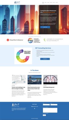 SET Website Creation - Created a website for a clean energy technology consultant. SET Website Creation - Created a website for a clean energy technology consultant.