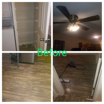 before and after pictures - ....this was a rental house