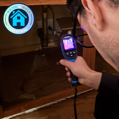 Residential Mold Assessment 2026 - When a mold smell was reported in a residential building, Water & Mold Solutions was called in to conduct a full assessment. Room by room, tested which confirmed active mold risk conditions. Our team used thermal imaging cameras to inspect hard-to-see areas, including under the kitchen sink, to locate hidden moisture before it caused further damage. We give homeowners, property managers, and building owners documentation backed by lab analysis.
Call us to Schedule your inspection today. Residential Mold Assessment 2026 - When a mold smell was reported in a residential building, Water & Mold Solutions was called in to conduct a full assessment. Room by room, tested which confirmed active mold risk conditions. Our team used thermal imaging cameras to inspect hard-to-see areas, including under the kitchen sink, to locate hidden moisture before it caused further damage. We give homeowners, property managers, and building owners documentation backed by lab analysis.
Call us to Schedule your inspection today.