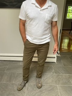 Dad's Fresh Summer Style Transformation (45+) - This dad needed to refresh his summer wardrobe with some natural tones. He was sick of black and dark grey so we added green tones, navy, fresh white, and ivory tones, and even a pop of red! (check out his shoes!) Dad's Fresh Summer Style Transformation (45+) - This dad needed to refresh his summer wardrobe with some natural tones. He was sick of black and dark grey so we added green tones, navy, fresh white, and ivory tones, and even a pop of red! (check out his shoes!)