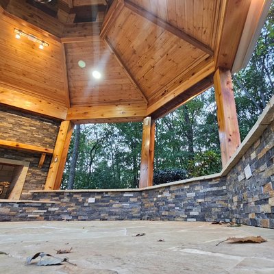 Gazebo. - custom built gazebo.