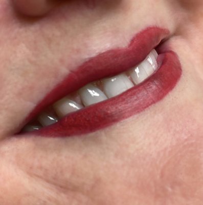 Lip Blushing - Look younger, brighter, and refreshed with Lip blush. You can decide between natural, sheer tint, or a bolder, more colorful look. The decision is yours!
Lip blush is a semi-permanent cosmetic tattoo procedure done on the lips to give a more rejuvenated youthful look by depositing color into the lips. You will be numbed during the entire service. Lip Blushing - Look younger, brighter, and refreshed with Lip blush. You can decide between natural, sheer tint, or a bolder, more colorful look. The decision is yours!
Lip blush is a semi-permanent cosmetic tattoo procedure done on the lips to give a more rejuvenated youthful look by depositing color into the lips. You will be numbed during the entire service.