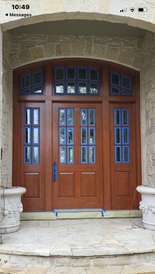 We restore Front Doors - We take sun dried doors, scratched up doors and make the beautiful again.