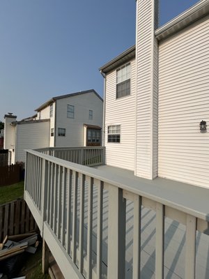 “Deck Repair and Restoration – Bel Air, MD” - “Deck repair in Bel Air, MD. We replaced damaged boards, applied special deck restoration paint, and extended the deck’s lifespan with a fresh finish.” “Deck Repair and Restoration – Bel Air, MD” - “Deck repair in Bel Air, MD. We replaced damaged boards, applied special deck restoration paint, and extended the deck’s lifespan with a fresh finish.”