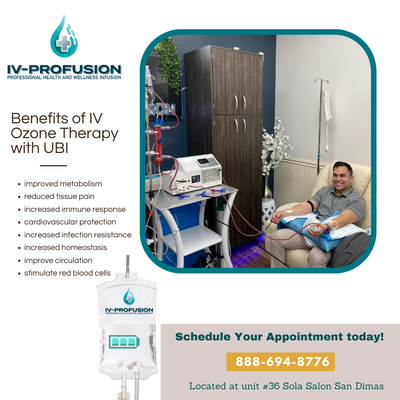 Ozone and UBI Therapy - Are you constantly feeling run down and sick, and are in search of a way to feel better? By using a combination of IV ozone therapy and UBI, you can help address any lingering infections in your body, even those that antibiotics cannot fight, while giving your immune system a much-needed boost.


What Is Ozone Therapy?

Ozone therapy utilizes the powers of ozone gas to help fight disease.

The oxygen that we breathe in contains two atoms of oxygen. Ozone is a form of this, but instead of two atoms of oxygen, it contains three atoms of oxygen. This makes ozone a highly reactive form of oxygen that also offers more oxygen to cells.

The Benefits of Ozone Therapy

Ozone therapy utilizes the actions of ozone to increase the amount of oxygen delivered to red blood cells, which then deliver more oxygen to the tissues and organs in the body.

Providing more oxygen to the body can help to:

increase circulation

strengthen the immune system

purify the bloodstream

stimulate white blood cells

improve varicose veins

increase resistance to infections

protect against cells mutation and cancer formation

With IV ozone therapy, a sample of your blood is drawn, mixed with ozone, and then infused back into your body using an IV drip. Since everyone is different, the ideal ozone dose will depend on you and your needs.

Ozone therapy has been shown to help with numerous conditions, including arthritis, viral diseases, macular degeneration, ischemic heart disease, and cancer.



Supercharge IV Ozone Therapy with Ultraviolet Blood Irradiation (UBI)

An addition to IV ozone therapy is ultraviolet blood irradiation (UBI), which weakens bacteria and viruses in the bloodstream by exposing the blood to ultraviolet light.

One of the greatest benefits of UBI is that it can address hidden, lingering, or drug-resistant viral or bacterial infections.

Many scientists compare the benefits offered by UBI regarding protection against infection to those provided by a vaccine, with added benefits to the immune system and body that include:

improved metabolism

reduced tissue pain

increased immune response

cardiovascular protection

increased infection resistance

increased homeostasis

improve circulation

stimulate red blood cells