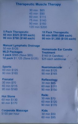 Price List - Take a look at the price list!