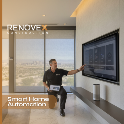 Smart Home Automation - Low-voltage systems that add convenience and control
/smart-home/automation-systems/
• Voice-controlled lighting & thermostats
• App-based scene scheduling
• Integration with Alexa / Google Home / Apple Home Smart Home Automation - Low-voltage systems that add convenience and control
/smart-home/automation-systems/
• Voice-controlled lighting & thermostats
• App-based scene scheduling
• Integration with Alexa / Google Home / Apple Home
