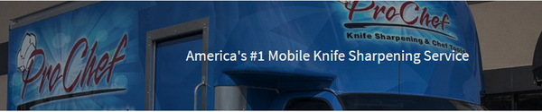 America’s #1 Knife Sharpening & Chef Tools Service - Pro Chef is unique as we are the only mobile Sales and Knife Sharpening Service that is totally geared and dedicated to the Culinary Arts, Chefs, Caterers, Food Service and the Restaurant industry. Our service trucks come to you, fully stocked with cutlery, small-wares, chef coats, pants and shoes. Call us today and set up an appointment.
We’d love the opportunity to show you what we are all about and how we can help you run sharper. We sell and sharpen all kinds of knives, from Kikuichi and Miyabi, to the entry level service knife. We don’t grind your knives, we truly sharpen and can recondition and restore your knives like brand new. Life is Short…Stay Sharp! America’s #1 Knife Sharpening & Chef Tools Service - Pro Chef is unique as we are the only mobile Sales and Knife Sharpening Service that is totally geared and dedicated to the Culinary Arts, Chefs, Caterers, Food Service and the Restaurant industry. Our service trucks come to you, fully stocked with cutlery, small-wares, chef coats, pants and shoes. Call us today and set up an appointment.
We’d love the opportunity to show you what we are all about and how we can help you run sharper. We sell and sharpen all kinds of knives, from Kikuichi and Miyabi, to the entry level service knife. We don’t grind your knives, we truly sharpen and can recondition and restore your knives like brand new. Life is Short…Stay Sharp!