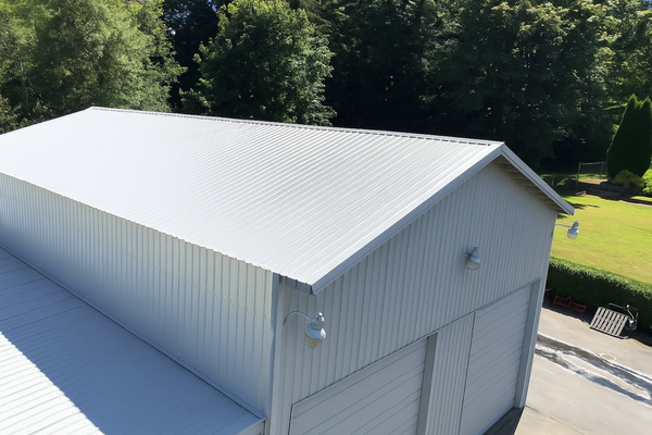 Metal Roof Painting Project - This metal roof painting project was completed to restore and protect the roof from rust and weather damage. We started by power-washing and cleaning the entire surface to remove dirt, debris, and any old peeling layers. After prepping the roof, we applied premium Kool Seal® reflective coating to ensure maximum durability and UV resistance. The result is a refreshed, energy-efficient, and long-lasting metal roof that enhances the look and performance of the entire home.