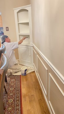 Semigloss white- new clean look
Call us 703 9897076 - Customer looking to fresh* the 10 year look and add gloss finish… nice