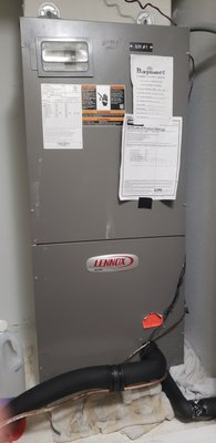 2-Stage System Replacement - After 10+ years with a Lennox system not keeping up with this Florida summer heat, this customer decided to replace it with a Bryant 2-stage condenser and a variable speed air handler. Super happy with this install & quality of cool air. Please to say that their AIR has been REDEEMED! 2-Stage System Replacement - After 10+ years with a Lennox system not keeping up with this Florida summer heat, this customer decided to replace it with a Bryant 2-stage condenser and a variable speed air handler. Super happy with this install & quality of cool air. Please to say that their AIR has been REDEEMED!