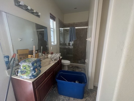 Bathroom renovation - This bathroom looks really old before we came for the renovation.
Now it’s stylish, nice and owners very excited about it. It takes about 7 business days to make it great with all demolished processes, choosing inventory and installation.
Our U Power team glad to help you and make all renovations fast and easy. Bathroom renovation - This bathroom looks really old before we came for the renovation.
Now it’s stylish, nice and owners very excited about it. It takes about 7 business days to make it great with all demolished processes, choosing inventory and installation.
Our U Power team glad to help you and make all renovations fast and easy.