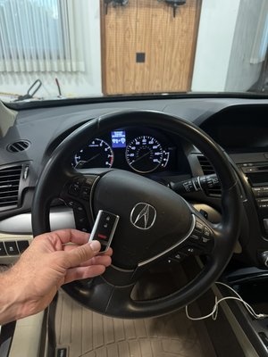 Acura Car Key Cutting & Programming - Acura car key cut and programmed for a customer. TipTop Locksmith provides mobile car key replacement, key cutting, and key programming in Indianapolis, Carmel, Fishers, and surrounding areas. Acura Car Key Cutting & Programming - Acura car key cut and programmed for a customer. TipTop Locksmith provides mobile car key replacement, key cutting, and key programming in Indianapolis, Carmel, Fishers, and surrounding areas.