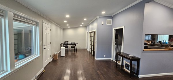 Customer's house - This remodeling was on the Living Room and Dining Room