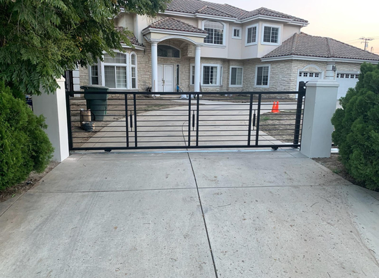 Check out our Gates - We are able to customize any gate or entrance for your residential or commercial needs. Quality guaranteed and reasonable pricing. Give us a call today. We are ready to start NOW!