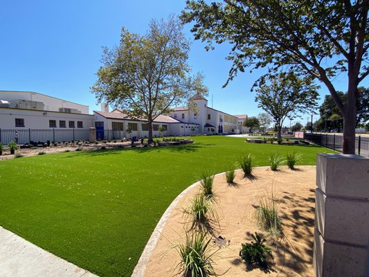 Synthetic commercial Turf - Elevate your Sacramento business with Sierra Turf & Greens' professional commercial turf solutions. Our high-quality synthetic turf is perfect for creating pristine, low-maintenance landscapes that leave a lasting impression on clients and customers.
🏢 Versatile Applications: Ideal for office parks, retail spaces, playgrounds, sports fields, and more.
🌿 Low-Maintenance & Cost-Effective: Enjoy a lush, green aesthetic without the need for mowing, watering, or costly maintenance.
💧 Eco-Friendly Benefits: Save water and reduce your carbon footprint with turf designed for durability and sustainability.
✨ Tailored to Your Needs: We customize every project to fit your business’s unique space and vision.
Proudly serving Sacramento and surrounding areas, we’re the trusted choice for commercial turf installations. Contact us today for a free consultation and discover how we can transform your outdoor space!" Synthetic commercial Turf - Elevate your Sacramento business with Sierra Turf & Greens' professional commercial turf solutions. Our high-quality synthetic turf is perfect for creating pristine, low-maintenance landscapes that leave a lasting impression on clients and customers.
🏢 Versatile Applications: Ideal for office parks, retail spaces, playgrounds, sports fields, and more.
🌿 Low-Maintenance & Cost-Effective: Enjoy a lush, green aesthetic without the need for mowing, watering, or costly maintenance.
💧 Eco-Friendly Benefits: Save water and reduce your carbon footprint with turf designed for durability and sustainability.
✨ Tailored to Your Needs: We customize every project to fit your business’s unique space and vision.
Proudly serving Sacramento and surrounding areas, we’re the trusted choice for commercial turf installations. Contact us today for a free consultation and discover how we can transform your outdoor space!"