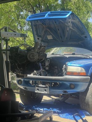 Need a new engine or transmission? We do the tough stuff - RAAL's Roaming Wrenches does the types of repairs most other mobile mechanics won't touch: Rebuild engines, install engines and transmissions, restore classic vehicles, install suspensions /swaybars/heavy duty shocks/side pipes/headers, LS Swaps, EFI conversions, engine and exhaust manifolds, new exhaust systems - Etc.. And we do it for both older AND newer vehicles. We even work on salvaged vehicles. Call us today for an estimate. Need a new engine or transmission? We do the tough stuff - RAAL's Roaming Wrenches does the types of repairs most other mobile mechanics won't touch: Rebuild engines, install engines and transmissions, restore classic vehicles, install suspensions /swaybars/heavy duty shocks/side pipes/headers, LS Swaps, EFI conversions, engine and exhaust manifolds, new exhaust systems - Etc.. And we do it for both older AND newer vehicles. We even work on salvaged vehicles. Call us today for an estimate.