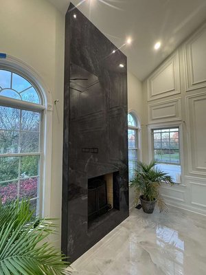 Fireplace - Fireplace done, client happy! Fireplace - Fireplace done, client happy!