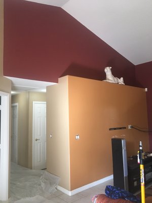 Clermont 2019 Interior Paint - Before and after Interior Paint !