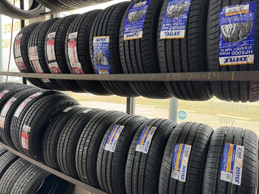 New tires - We offer a wide selection of brand-new tires for cars, SUVs, and light trucks. Our team helps you choose the right tires for your driving needs and budget, with professional mounting and balancing to ensure safety, comfort, and long-lasting performance.