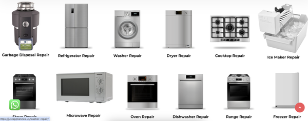 Appliances we repair - Here is a list of the different Appliances we service Appliances we repair - Here is a list of the different Appliances we service