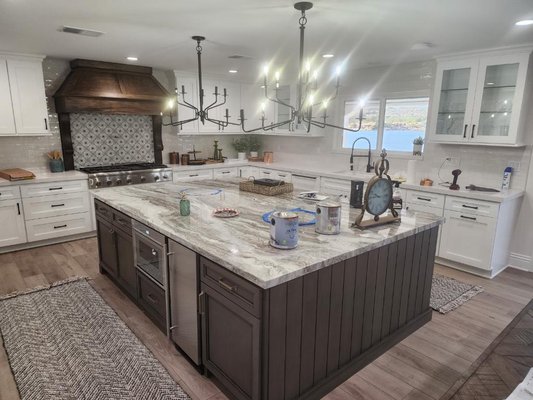 Kitchen Remodel - Our customer wanted to add something different than just an ordinary prefab kitchen. They decided on wanting to add a custom look to their kitchen. Kitchen Remodel - Our customer wanted to add something different than just an ordinary prefab kitchen. They decided on wanting to add a custom look to their kitchen.