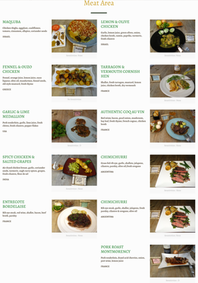 Meats - Meat Selections.