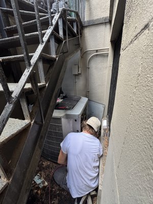 Central AC Replacement in Financial District | Expert Air Conditioning Installation Manhattan - A Financial District law firm reached the point where repairing their 20-year-old central AC system no longer made sense. It was undersized for the current occupancy and breaking down repeatedly. In Manhattan’s high-rise environment, these kinds of projects require careful planning and flawless execution.
Our engineering-trained technician conducted a full load calculation to ensure proper sizing. We selected a high-efficiency rooftop system with variable-speed fans and staged compressors for better control. Crane delivery was coordinated early on a Saturday to avoid weekday disruption. The old unit was disconnected and removed, the curb adapter prepared, refrigerant piping connected, pressure tested, vacuumed, and finally, the new unit was started up.
We balanced airflow throughout the zones, eliminating hot and cold spots the old system couldn’t handle. Smart controls were integrated for scheduling and energy optimization. By Monday morning, staff returned to a perfectly cooled, quiet office space.
We’re built for Manhattan’s pace — where timelines are tight and expectations even tighter. That’s why property managers choose Fusion for major ac unit replacement projects. We combine deep technical knowledge, logistical experience, and rapid response.
For businesses comparing ac replacement cost or scheduling air conditioning installation, HVAC Repair stands out among hvac companies near me for its precision and reliability. Regular hvac system maintenance is now in place to maximize the new system’s lifespan. Central AC Replacement in Financial District | Expert Air Conditioning Installation Manhattan - A Financial District law firm reached the point where repairing their 20-year-old central AC system no longer made sense. It was undersized for the current occupancy and breaking down repeatedly. In Manhattan’s high-rise environment, these kinds of projects require careful planning and flawless execution.
Our engineering-trained technician conducted a full load calculation to ensure proper sizing. We selected a high-efficiency rooftop system with variable-speed fans and staged compressors for better control. Crane delivery was coordinated early on a Saturday to avoid weekday disruption. The old unit was disconnected and removed, the curb adapter prepared, refrigerant piping connected, pressure tested, vacuumed, and finally, the new unit was started up.
We balanced airflow throughout the zones, eliminating hot and cold spots the old system couldn’t handle. Smart controls were integrated for scheduling and energy optimization. By Monday morning, staff returned to a perfectly cooled, quiet office space.
We’re built for Manhattan’s pace — where timelines are tight and expectations even tighter. That’s why property managers choose Fusion for major ac unit replacement projects. We combine deep technical knowledge, logistical experience, and rapid response.
For businesses comparing ac replacement cost or scheduling air conditioning installation, HVAC Repair stands out among hvac companies near me for its precision and reliability. Regular hvac system maintenance is now in place to maximize the new system’s lifespan.