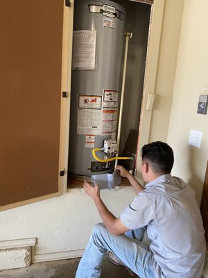 Gas Water Heater Replacement - Gas water heater installations!
