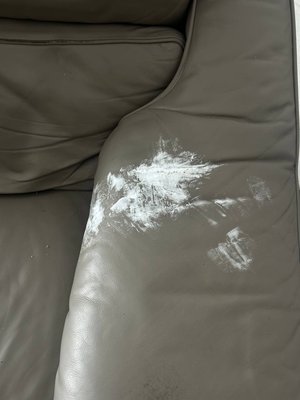 Leather Armchair Restoration - This leather armchair was restored after sustaining a tear and signs of everyday wear. The damaged area was professionally repaired, reinforced, and blended to match the surrounding leather. After completing the repair, we custom-matched the original color and refinished the entire seating area for a seamless appearance.
A durable protective finish was applied to help preserve the leather and protect it from future wear, restoring both the beauty and functionality of the chair. Leather Armchair Restoration - This leather armchair was restored after sustaining a tear and signs of everyday wear. The damaged area was professionally repaired, reinforced, and blended to match the surrounding leather. After completing the repair, we custom-matched the original color and refinished the entire seating area for a seamless appearance.
A durable protective finish was applied to help preserve the leather and protect it from future wear, restoring both the beauty and functionality of the chair.