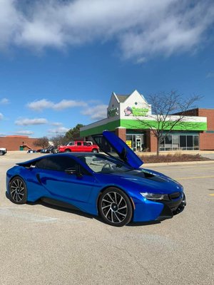 Color Changes - These vehicles were all fully wrapped in a color that the customer was able to choose. Tired of your boring white sedan? Make it a metallic blue, for example!
