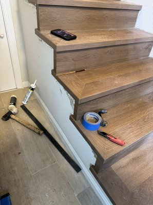 Water proof SPC  Vinyl floor installed. - SPC vinyl floor installed!