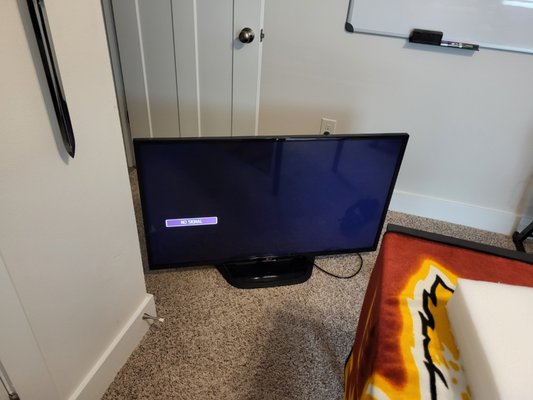 Repair TVs No Problem! - This TV's backlights where not working, and it was tossed to the side of the road. I picked up and changed the backlights out and have a new Tv for no cost! Yes, we repair TVs.