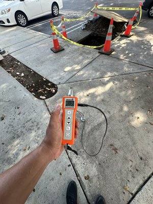 Slab Leak Detection and Repair - Fixed a 2” water main pipe in 1 day Slab Leak Detection and Repair - Fixed a 2” water main pipe in 1 day