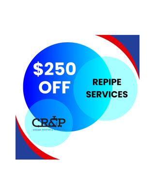 $250 Off on repipe services in San Francisco, CA. - Chosen Rooter & Plumbing is the go-to repipe contractor in the San Francisco Bay Area. We have over 12 years of experience and have successfully solved over 18,000 plumbing issues for our customers. Plus, as a family-owned company, you get more personalized customer service than the national chains provide.
Copper piping is a popular choice for plumbing because of its durability, reliability, and resistance to corrosion. Copper may be the best option for installing a new system or replacing old pipes.
At Chosen Rooter & Plumbing, we specialize in copper pipe installation in San Francisco, CA. Our plumbers are licensed and well-versed in local building codes to ensure accurate work. Call us today!
Also ask us about toilet plumbing, tankless water heater repair, sewer line replacement, pipe repair, sink installation & repair. $250 Off on repipe services in San Francisco, CA. - Chosen Rooter & Plumbing is the go-to repipe contractor in the San Francisco Bay Area. We have over 12 years of experience and have successfully solved over 18,000 plumbing issues for our customers. Plus, as a family-owned company, you get more personalized customer service than the national chains provide.
Copper piping is a popular choice for plumbing because of its durability, reliability, and resistance to corrosion. Copper may be the best option for installing a new system or replacing old pipes.
At Chosen Rooter & Plumbing, we specialize in copper pipe installation in San Francisco, CA. Our plumbers are licensed and well-versed in local building codes to ensure accurate work. Call us today!
Also ask us about toilet plumbing, tankless water heater repair, sewer line replacement, pipe repair, sink installation & repair.