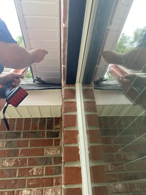 Servicing residential, commercial and food and safety accounts - That was an exclusion job we done recently. The customer had squirrels and rats traveling in and out of her attic for years. We repaired and reinforced eight soffit returns. Rodents can no longer enter the house problem solved! Servicing residential, commercial and food and safety accounts - That was an exclusion job we done recently. The customer had squirrels and rats traveling in and out of her attic for years. We repaired and reinforced eight soffit returns. Rodents can no longer enter the house problem solved!