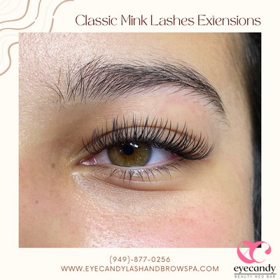 CLASSIC LASHES - Classic lashes are 1:1 application, meaning 1 individual lash extensions is applied to each natural lashes - therefore the fullness of the look will depend on your natural lashes. CLASSIC LASHES - Classic lashes are 1:1 application, meaning 1 individual lash extensions is applied to each natural lashes - therefore the fullness of the look will depend on your natural lashes.