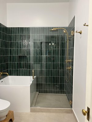 Custom Shower Glass - Transform your bathroom with sleek, modern luxury. Our premium shower glass combines elegance with practicality, offering a crystal-clear, durable solution that enhances any space. With easy maintenance and a timeless design, it’s the perfect upgrade for your home. Elevate your everyday shower experience Custom Shower Glass - Transform your bathroom with sleek, modern luxury. Our premium shower glass combines elegance with practicality, offering a crystal-clear, durable solution that enhances any space. With easy maintenance and a timeless design, it’s the perfect upgrade for your home. Elevate your everyday shower experience