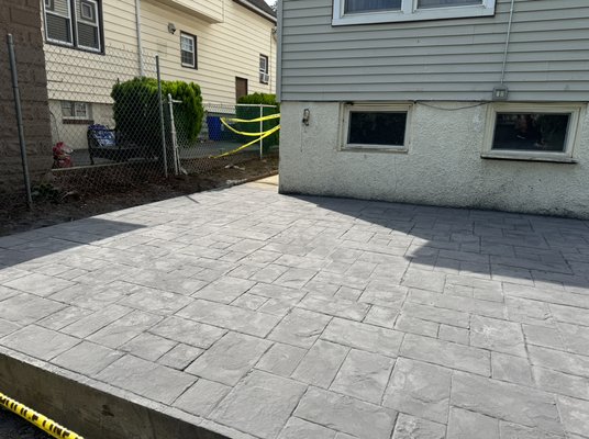 Decorative Concrete - This Stamped Concrete Patio Was A Great Piece. We Had Some Moments. Battling the Heat on This Particular Pour, but With Our Mason and Crew here at Knock Out Service We Always find the Solutions and Deliver To keep Our Customers Happy With Over 75 years of experience between Our Masons And Hardscape Team We Deliver As Promise To Knock Out Any of Your Needs Decorative Concrete - This Stamped Concrete Patio Was A Great Piece. We Had Some Moments. Battling the Heat on This Particular Pour, but With Our Mason and Crew here at Knock Out Service We Always find the Solutions and Deliver To keep Our Customers Happy With Over 75 years of experience between Our Masons And Hardscape Team We Deliver As Promise To Knock Out Any of Your Needs