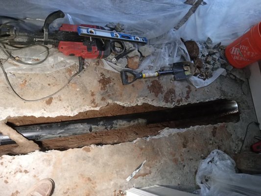 Sewer line Replacement - Sewer line was cracked and needed repair. We replaced the line and kept things flowing!