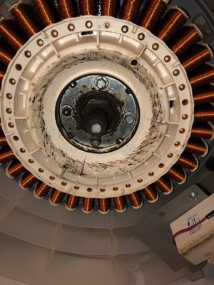 Washer Repair - We repaired the motor and bearings on top load washer. Washer Repair - We repaired the motor and bearings on top load washer.