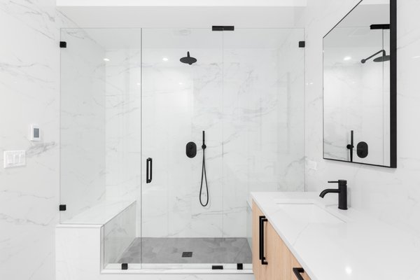 Bathroom Remodel | West Hollywood - Bathroom Remodel project in West Hollywood, CA finished in 2023. Sleek floor to ceiling tiles, minimalist design and modern aesthetics.