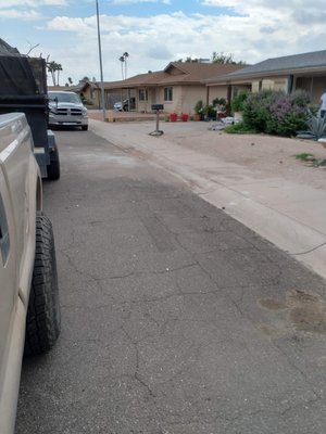 bulk trash removal - client needed a removal after the city's bulk trash wouldn't take it bulk trash removal - client needed a removal after the city's bulk trash wouldn't take it