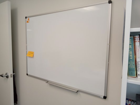 A handyman doing commercial work? Yeppers! - An organization in Washington DC got frustrated with their contractor to perform a number of tasks their employees have been waiting for months to complete such as putting a white boards and hang pictures patch holes. They called me and we got most of this done within a day. A handyman doing commercial work? Yeppers! - An organization in Washington DC got frustrated with their contractor to perform a number of tasks their employees have been waiting for months to complete such as putting a white boards and hang pictures patch holes. They called me and we got most of this done within a day.