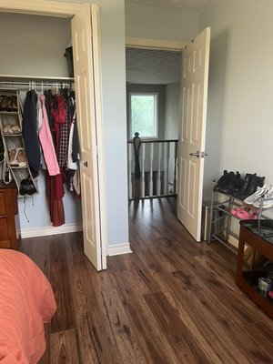 Basic bedroom cleaning - This cleaning required mopping, dusting, vacuuming, laundry, folding clothes, cleaning up drawers and closet. Basic bedroom cleaning - This cleaning required mopping, dusting, vacuuming, laundry, folding clothes, cleaning up drawers and closet.