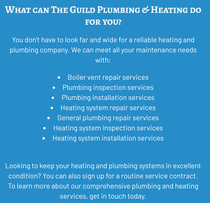 Why Guild? - Check out some of the special offers Guild has and call us to learn more about how we can help you!
