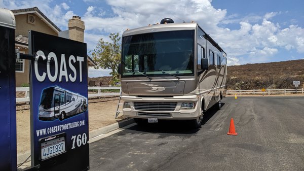 Class A wash and reseal vents - Class A motorhome that we maintain including the roof Class A wash and reseal vents - Class A motorhome that we maintain including the roof