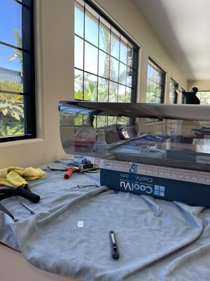 Home window tinting - Cool VU 15/25 Transitional Window Tint UV Activated Darkens When Sun Is Hitting Glass and Lightens When Sun Is Not Hitting Glass Home window tinting - Cool VU 15/25 Transitional Window Tint UV Activated Darkens When Sun Is Hitting Glass and Lightens When Sun Is Not Hitting Glass