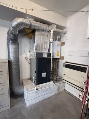 Furnace replacement - Customer was tired of putting money into an old furnace that kept breaking down. They decided to hire Fusion Heating and Cooling Inc. We replaced the entire furnace system and provided a full 10 year warranty for complete peace of mind and worry free comfort.